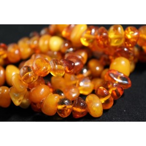 Raw baltic amber necklace